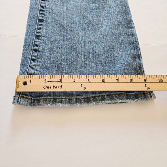 SO Stretch Boot Cut Flare Leg Denim Jeans Junior Sz 7 - Picture 9 of 12
